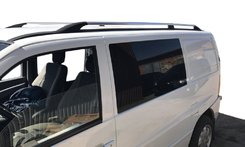 Рейлинги ХРОМ Пластиковые ножки для Mercedes Vito W638 1996-2003 гг.