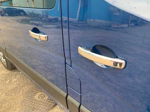 Хром накладки на ручки Carmos для Opel Movano, Vivaro, Renault Master, Trafic, Nissan NV300, NV400, Fiat Taleno