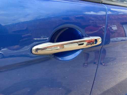 Хром накладки для Mitsubishi Lancer 10, Outlander 06-22, ASX 2010+ накладки на ручки KEY нерж Carmos (Туреччина)