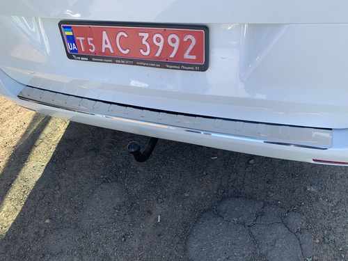 Накладка на задній бампер (нерж) для Mercedes Vito 447 2015+ Carmos