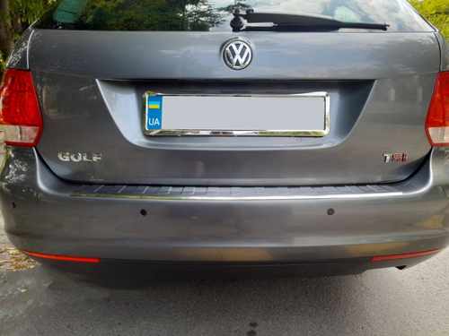 Накладка на задній бампер (нерж) для Volkswagen Golf 6 2009-2012 SW
