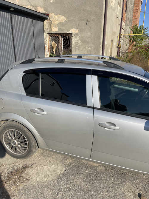 Рейлінги алюмінієві (Хетчбек, хром) для Opel Astra H 2004-2013рр.