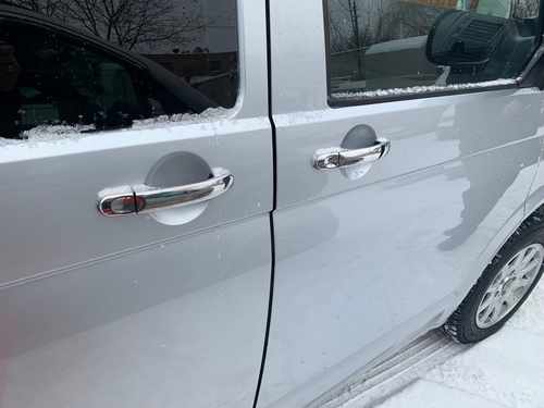 Хром накладки на дверні ручки (нерж.) для VW T5, T6, Caddy Omsa Line (Туреччина) 3шт.