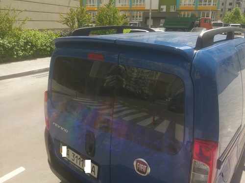 Спойлер распашенка (під фарбування) для Peugeot Bipper 2008↗ мм.
