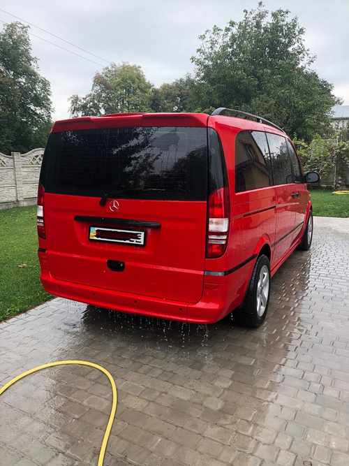 Спойлер анатомік (під фарбування) для Mercedes Viano 2004-2015 рр.
