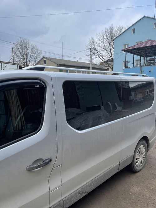 Рейлінги на дах Erkul Skyport (Crown) сірий мат Коротка база для Nissan NV300 2016+ рр.