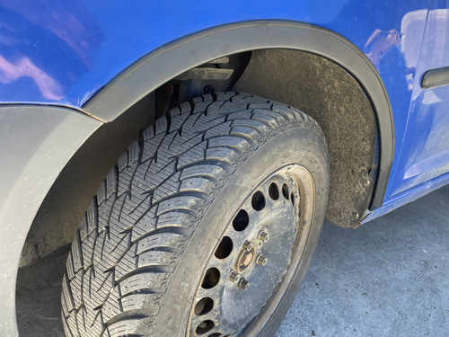 Накладки на арки (2 здвижні дверки ) для VW Caddy 2004-2010 коротка база