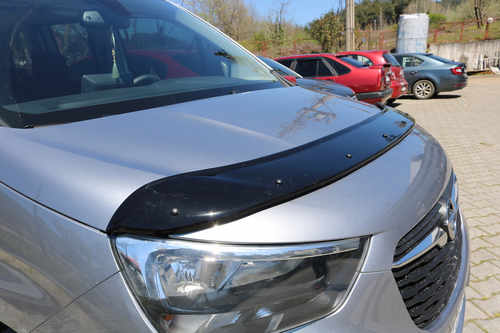 Дефлектор капота (EuroCap) для Peugeot Partner/Rifter 2019↗ мм.