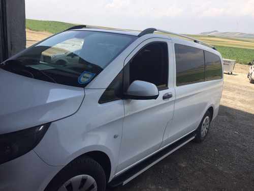 Рейлінги хром Elite (пласт. ніжки) Коротка база (SHORT) для Mercedes Vito W639 2004-2015рр.