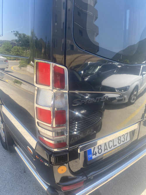 Хром накладки на стопи (нерж) для Mercedes Sprinter 2006-2018