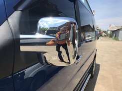 Хром накладки на дзеркала  (ABS пластик) для Mercedes Vito 638