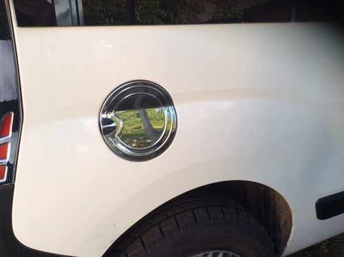 Хром накладка на лючок бензобаку Carmos для Fiat Fiorino/Qubo 2008-