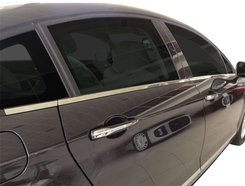 Нижня окантовка вікон (6 шт, нерж.) Carmos - Турецька сталь для Citroen C-5 2008-2017 років.