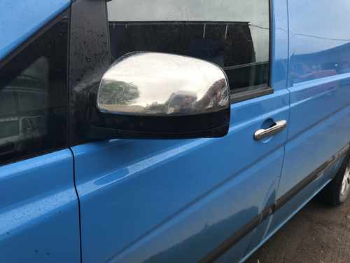 Хром накладки на дзеркала (нерж) Carmos для Mercedes Vito 639 2010-2015