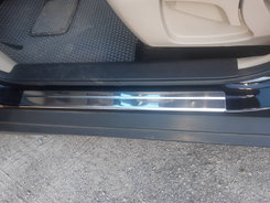 Накладки на пороги OmsaLine (4 шт, нерж) для Nissan X-trail T32 /Rogue 2014↗ гг.