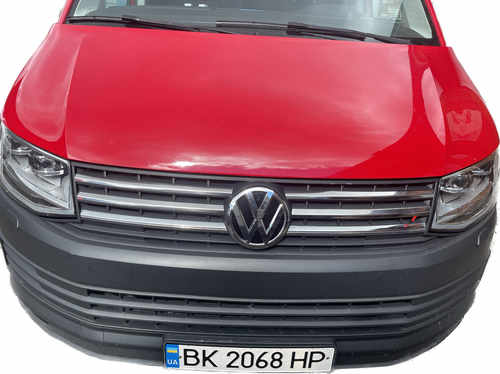 Хром накладка на решітку 4шт. (нерж.) Carmos для VW T6 Transporter 2015+