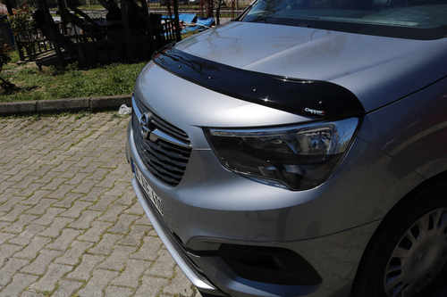 Дефлектор капота (EuroCap) для Peugeot Partner/Rifter 2019↗ мм.
