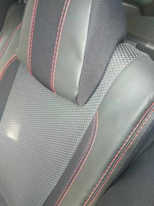 Авточохли (тканина↗кожзам, Premium) Повний салон для Citroen Berlingo 2008-2018 років.