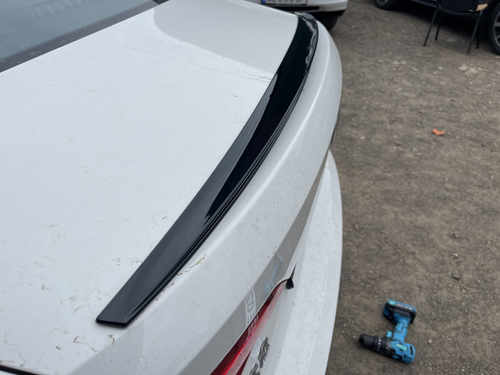 Спойлер LIP (Sunplex, чорний) для Volkswagen Passat B8 2015↗ мм.