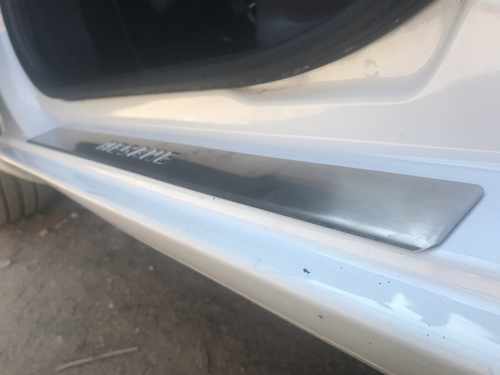 Хром накладки на дверні пороги (нерж.) для Renault Megane 2009+