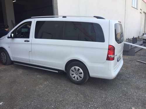 Рейлінги хром Elite (пласт. ніжки) Коротка база (SHORT) для Mercedes Vito W639 2004-2015рр.