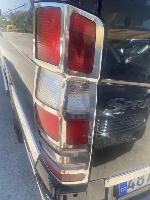 Хром накладки на стопи (нерж) для Mercedes Sprinter 2006-2018
