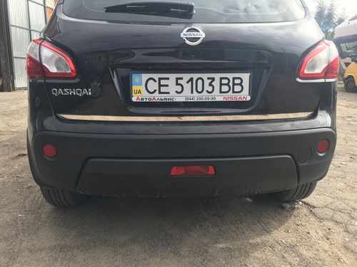 Хром накладки для Nissan Qashqai 2006-2014 кромка багажника Carmos (Туреччина)