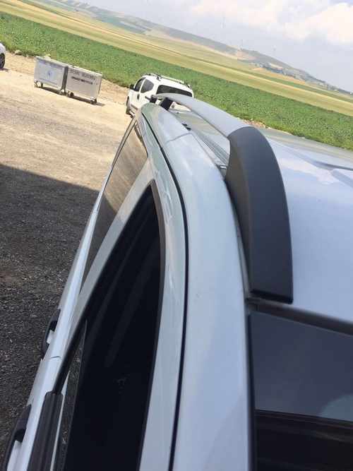 Рейлінги хром Elite (пласт. ніжки) Коротка база (SHORT) для Mercedes Vito W639 2004-2015рр.