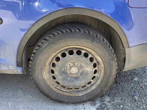 Накладки на арки (2 здвижні дверки ) для VW Caddy 2004-2010 коротка база
