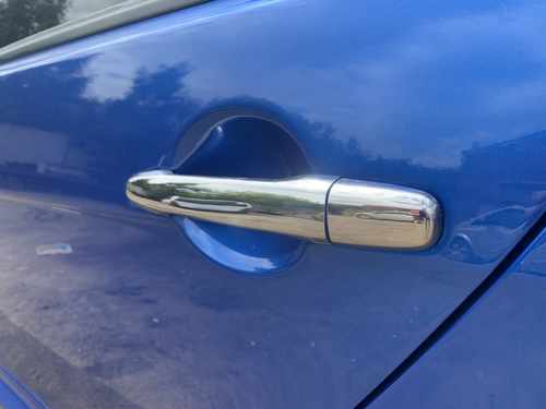 Хром накладки для Mitsubishi Lancer 10, Outlander 06-22, ASX 2010+ накладки на ручки KEY нерж Carmos (Туреччина)