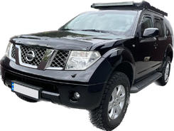 Дефлектор капота (EuroCap) для Nissan Navara 2006-2015рр.