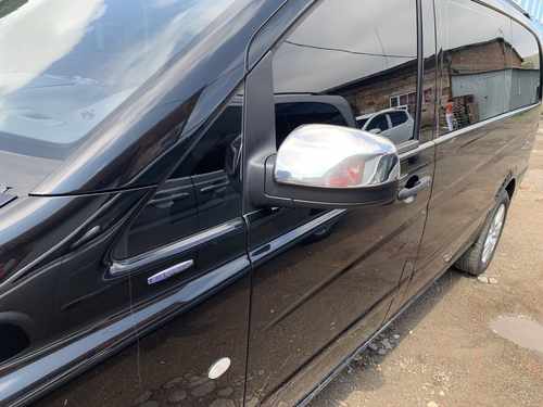 Хром накладки на дзеркала (нерж) Carmos для Mercedes Vito 639 2010-2015
