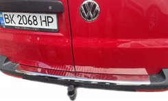 Накладка на задній бампер з загином Carmos для VW T5 2003-2015