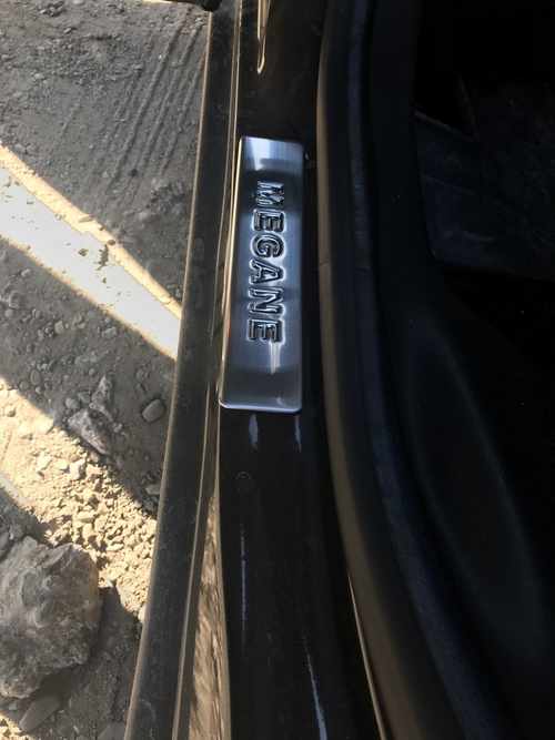 Хром накладки на дверні пороги (нерж.) для Renault Megane 2009+