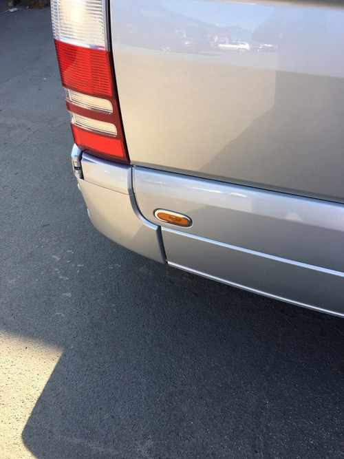 Обведення габаритів (нерж.) Omsa для Mercedes Mercedes Sprinter 2007-/VW Crafter 2006-
