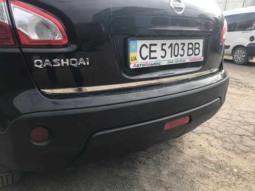 Хром накладки для Nissan Qashqai 2006-2014 кромка багажника Carmos (Туреччина)