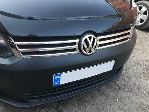 Хром накладки на передню решітку Carmos для VW Caddy 2010-2015