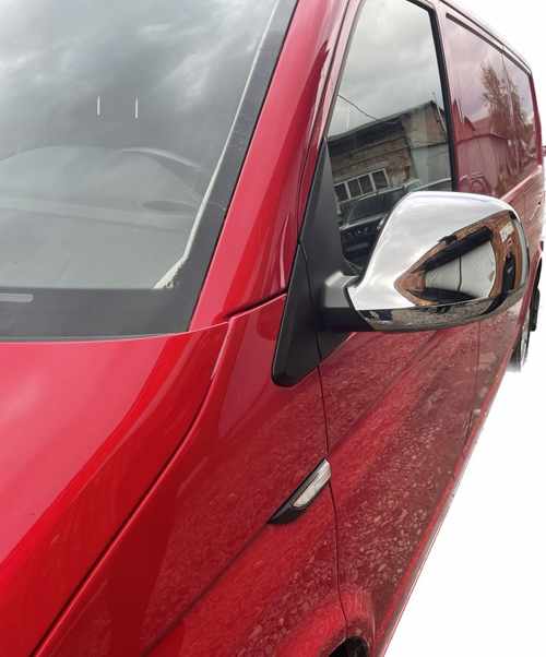 Хром накладки на дзеркала 2 шт. для VW T5, Т6 2010+ ABS пластик Carmos (Туреччина)