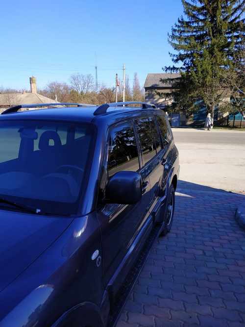 Рейлінги Хром турецький дизайн (2 шт) для Mitsubishi Pajero Wagon III