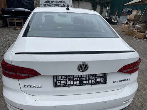 Спойлер LIP (Sunplex, чорний) для Volkswagen Passat B8 2015↗ мм.
