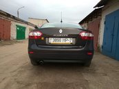 Кромка багажника (нерж.) для Renault Fluence 2009↗ мм.