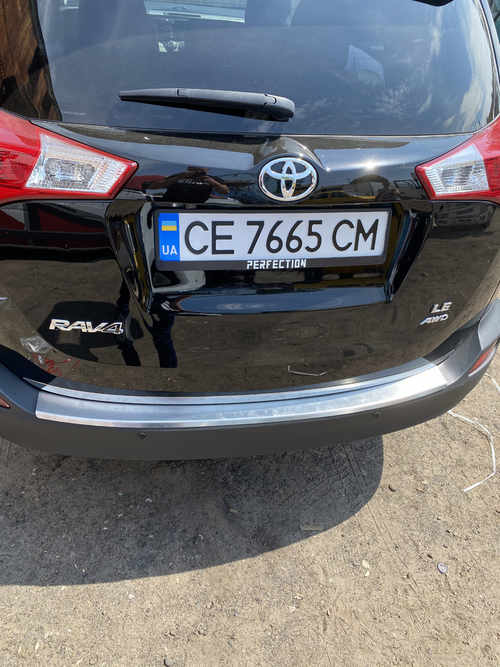 Хром накладка на кромка багажника (нерж.) - Toyota Rav 4 2013-2016 рр.