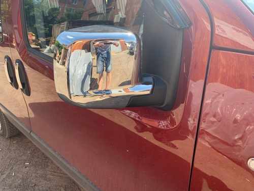 Хром накладки на дзеркала Carmos (пластик) для Fiat Fiorino/Qubo 2008+ 