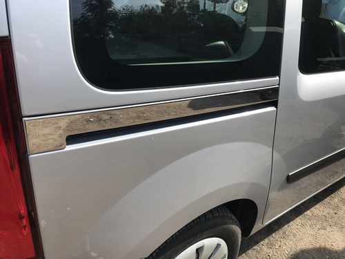 Хром молдинг під зсувну двері (2 шт) для Renault Kangoo 2008+