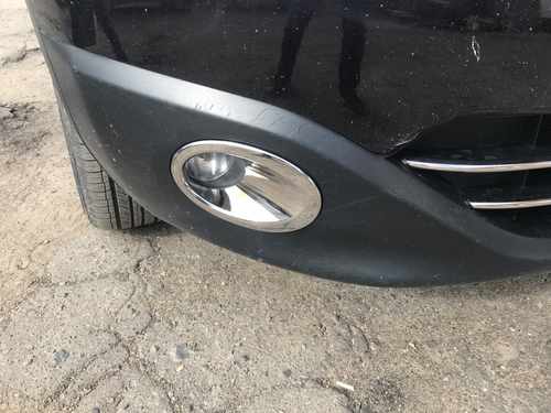 Хром накладки на передні протитуманні фари Nissan Qashqai 2010-2013 (пластик)