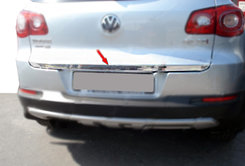 Хром накладка на кромка багажника нерж для VW Tiguan 2012-2016 Carmos (Туреччина)