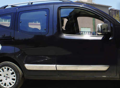 Хром молдинги на двері Omsa для Fiat Fiorino/Qubo 2008+