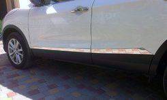 Хром молдинги на двері нерж. 4шт. для Nissan Qashqai 2014+