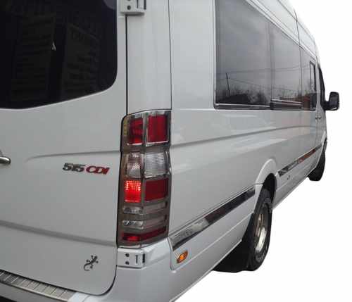 Хром накладки на стопи (нерж) для Mercedes Sprinter 2006-2018