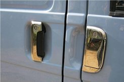 Хром накладки на дверні ручки (3 шт) Carmos для VW T4 1995-2003